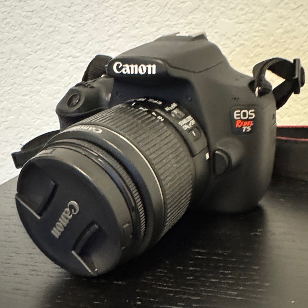 Canon EOS Rebel T5 Black Digital Camera